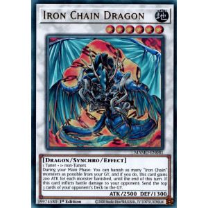 Yu-Gi-Oh TCG MAMO-EN081 UR Iron Chain Dragon Magnificent Monsters