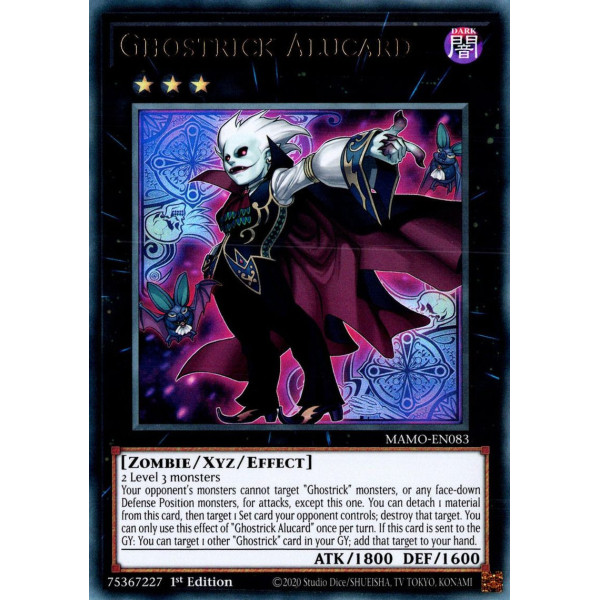 Yu-Gi-Oh TCG MAMO-EN083 UR Ghostrick Alucard Magnificent Monsters