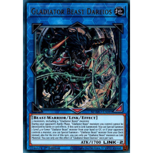 Yu-Gi-Oh TCG MAMO-EN089 UR Gladiator Beast Dareios Magnificent Monsters