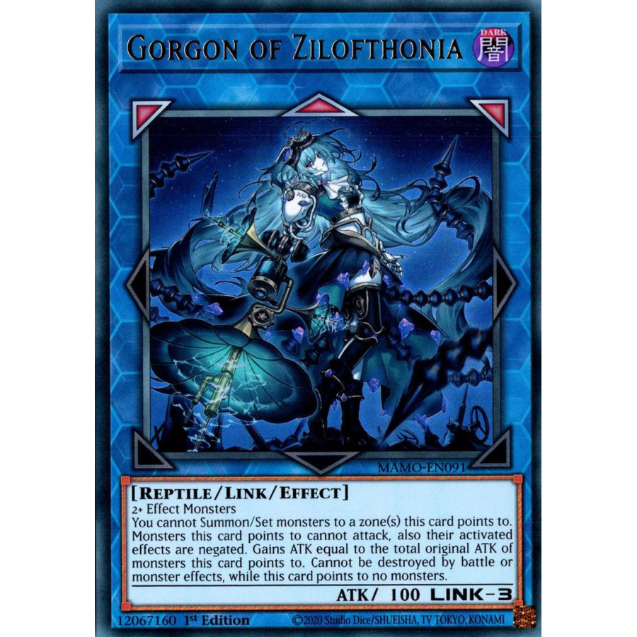 Yu-Gi-Oh TCG MAMO-EN091 UR Gorgon of Zilofthonia Magnificent Monsters