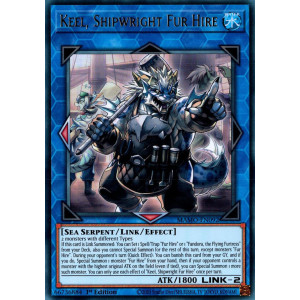 Yu-Gi-Oh TCG MAMO-EN092 UR Keel, Shipwright Fur Hire Magnificent Monsters