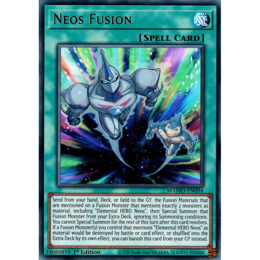 Yu-Gi-Oh TCG MAMO-EN094 UR Neos Fusion Magnificent Monsters