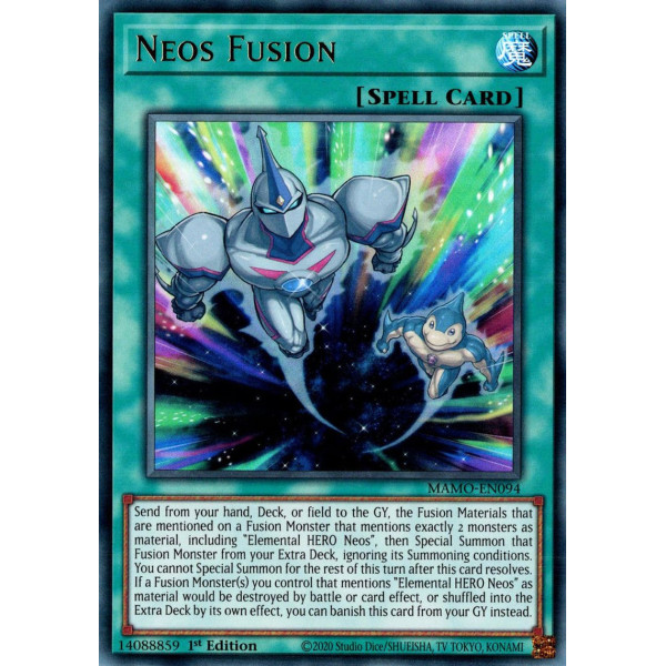 Yu-Gi-Oh TCG MAMO-EN094 UR Neos Fusion Magnificent Monsters