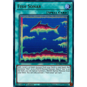 Yu-Gi-Oh TCG MAMO-EN095 UR Fish Sonar Magnificent Monsters