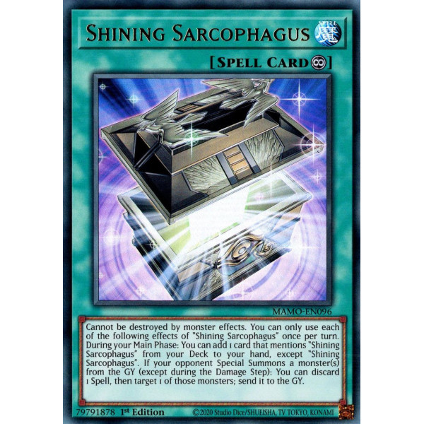 Yu-Gi-Oh TCG MAMO-EN096 UR Shining Sarcophagus Magnificent Monsters