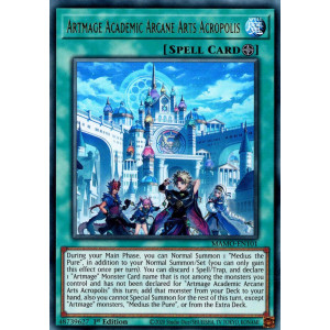 Yu-Gi-Oh TCG MAMO-EN101 UR Artmage Academic Arcane Arts Acropolis Magnificent Monsters