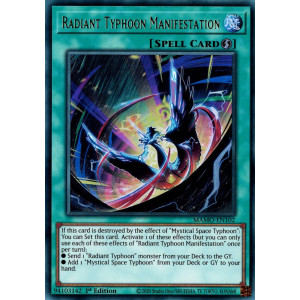 Yu-Gi-Oh TCG MAMO-EN102 UR Radiant Typhoon Manifestation Magnificent Monsters