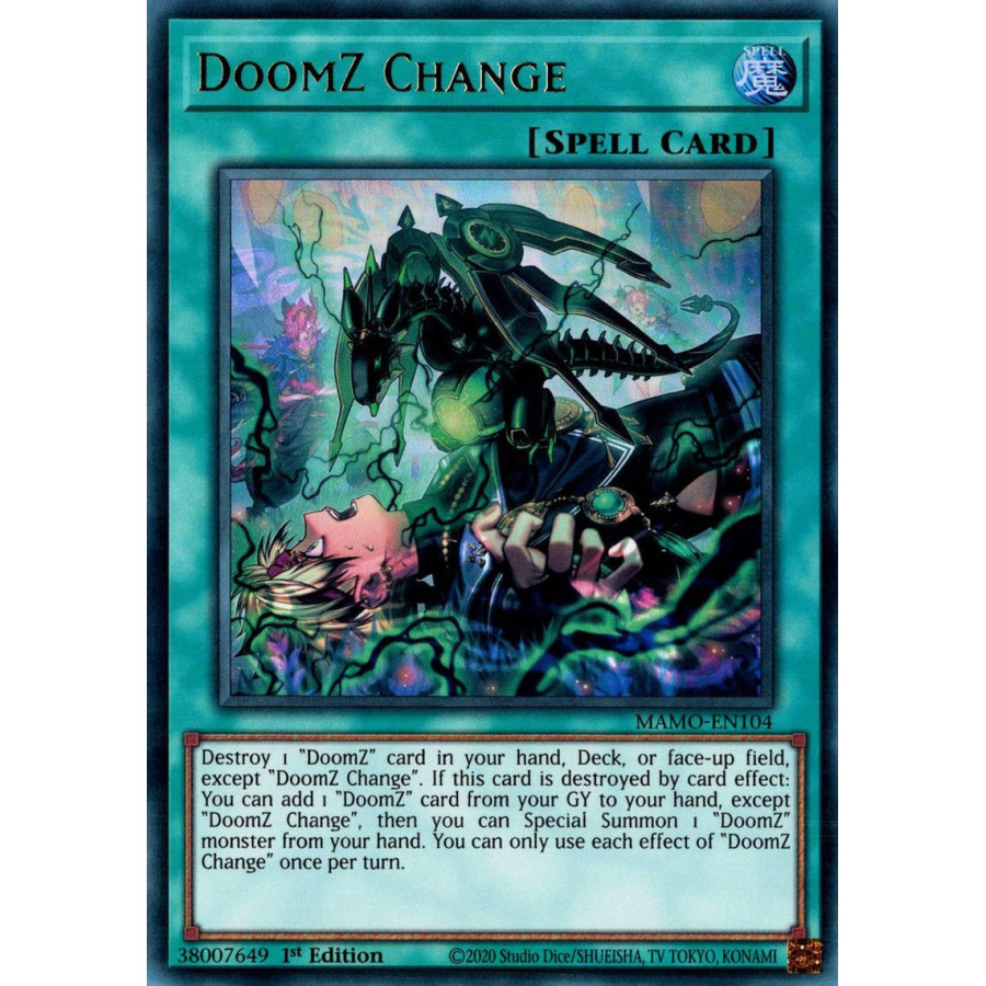 Yu-Gi-Oh TCG MAMO-EN104 UR DoomZ Change Magnificent Monsters