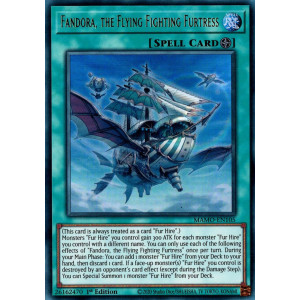 Yu-Gi-Oh TCG MAMO-EN105 UR Fandora, the Flying Fighting Furtress Magnificent Monsters
