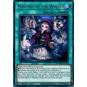 Yu-Gi-Oh TCG MAMO-EN108 UR Mischief of the Wolves Magnificent Monsters