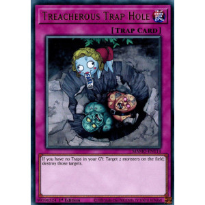 Yu-Gi-Oh TCG MAMO-EN114 UR Treacherous Trap Hole Magnificent Monsters