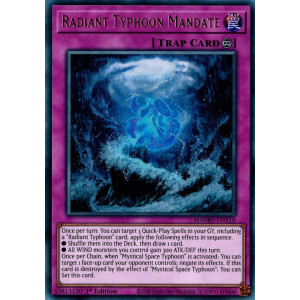 Yu-Gi-Oh TCG MAMO-EN118 UR Radiant Typhoon Mandate Magnificent Monsters