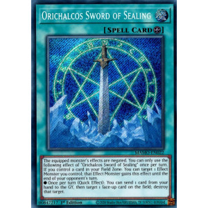 Yu-Gi-Oh TCG MAMO-EN022 SE Orichalcos Sword of Sealing Magnificent Monsters