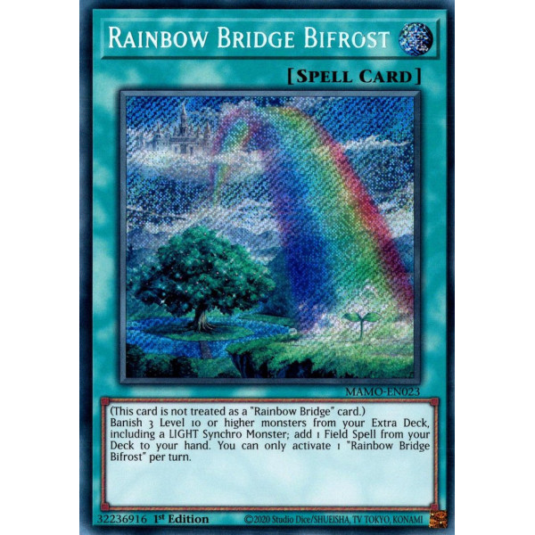 Yu-Gi-Oh TCG MAMO-EN023 SE Rainbow Bridge Bifrost Magnificent Monsters