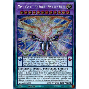 Yu-Gi-Oh TCG MAMO-EN027 SE Master Spirit Tech Force - Pendulum Ruler Magnificent Monsters