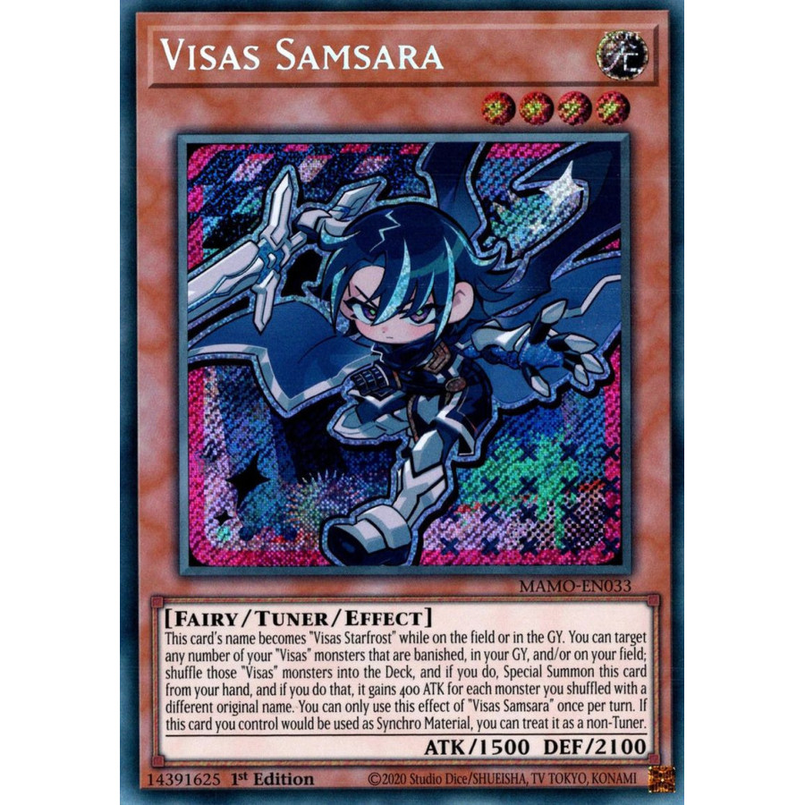 Yu-Gi-Oh TCG MAMO-EN033 SE Visas Samsara Magnificent Monsters