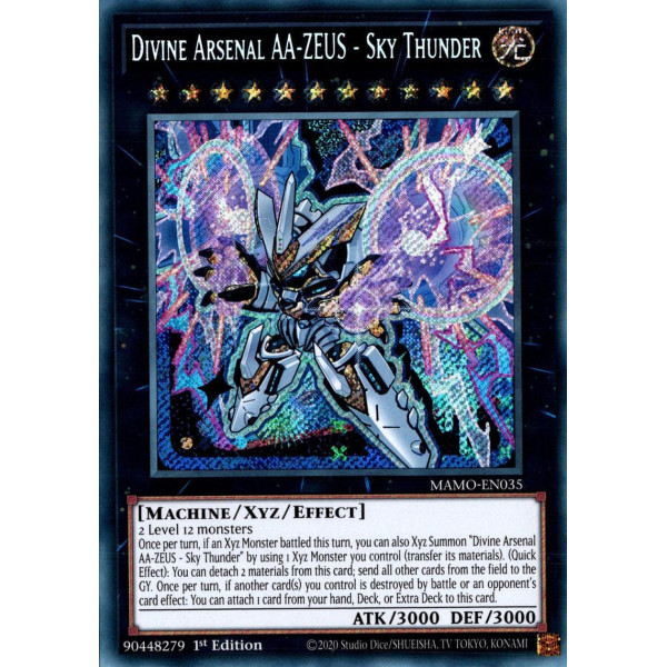 Yu-Gi-Oh TCG MAMO-EN035 SE Divine Arsenal AA-ZEUS - Sky Thunder Magnificent Monsters