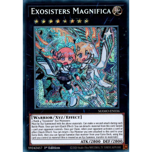 Yu-Gi-Oh TCG MAMO-EN036 SE Exosisters Magnifica Magnificent Monsters