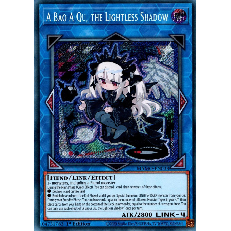 Yu-Gi-Oh TCG MAMO-EN038 SE A Bao A Qu, the Lightless Shadow Magnificent Monsters