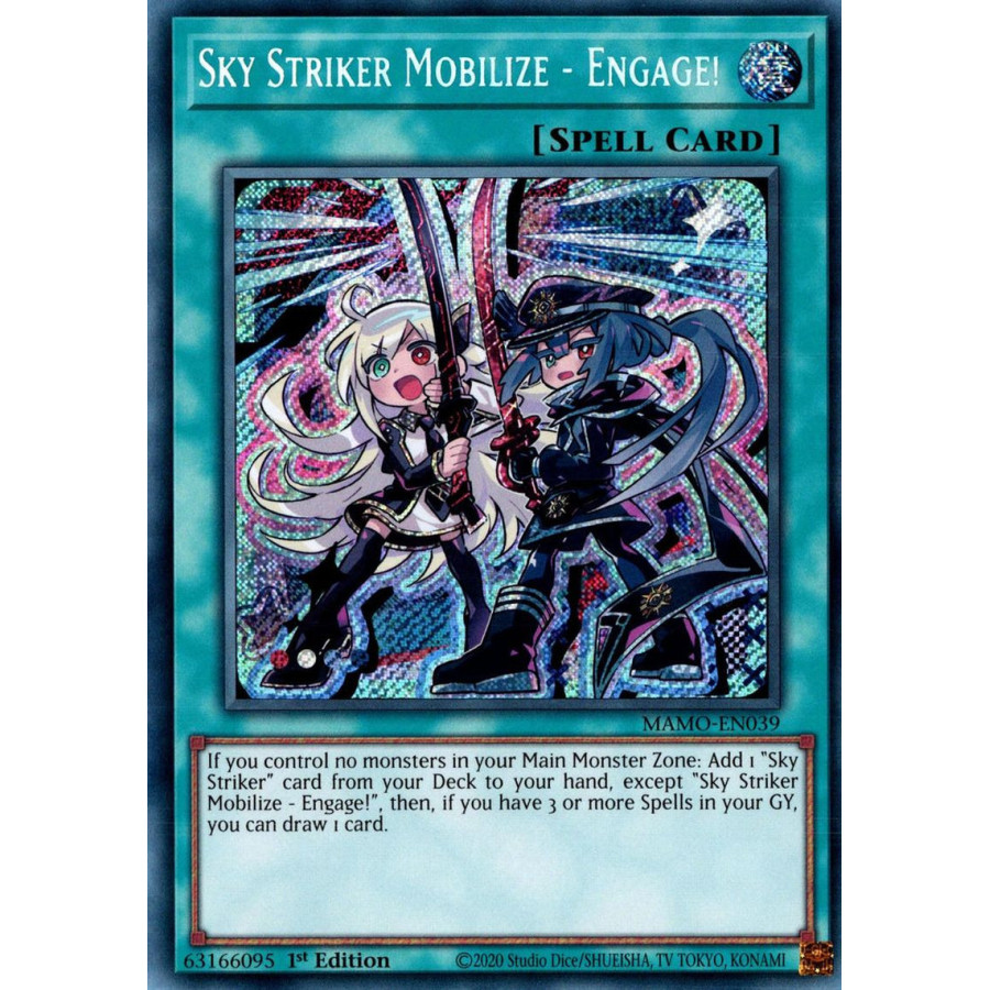 Yu-Gi-Oh TCG MAMO-EN039 SE Sky Striker Mobilize - Engage! Magnificent Monsters