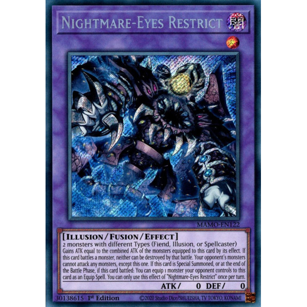 Yu-Gi-Oh TCG MAMO-EN122 SE Nightmare-Eyes Restrict Magnificent Monsters