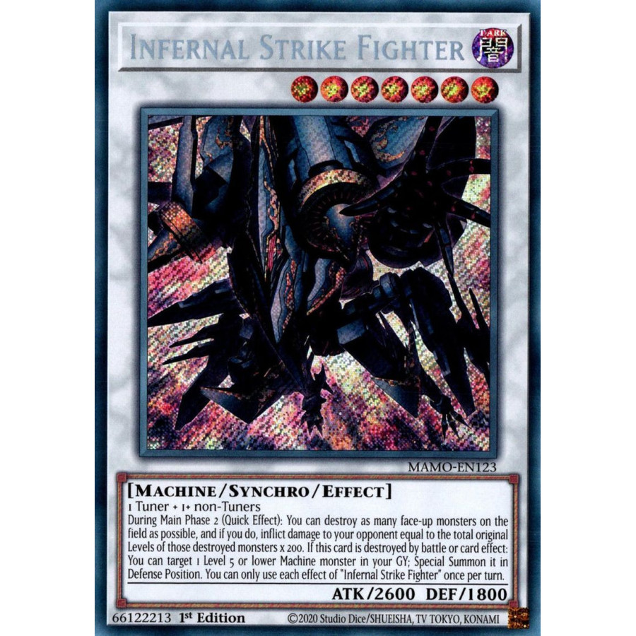 Yu-Gi-Oh TCG MAMO-EN123 SE Infernal Strike Fighter Magnificent Monsters