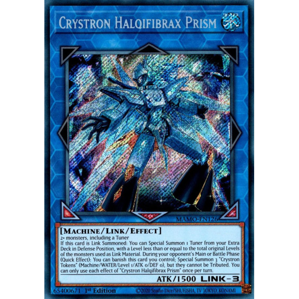 Yu-Gi-Oh TCG MAMO-EN126 SE Crystron Halqifibrax Prism Magnificent Monsters
