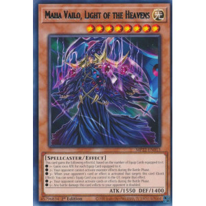Yu-Gi-Oh TCG MP22-EN013 R Maha Vailo, Light of the Heavens Effect Monster