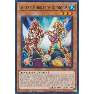 Yu-Gi-Oh TCG MP22-EN020 C Guitar Gurnards Duonigis Effect Monster