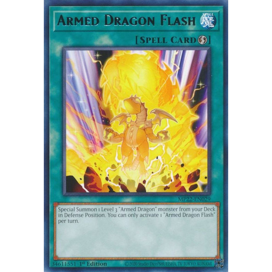 Yu-Gi-Oh TCG MP22-EN029 R Armed Dragon Flash Quick-Play Spell
