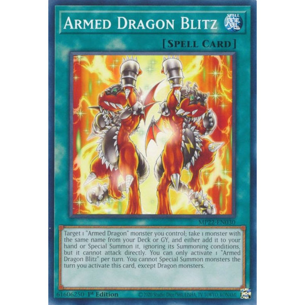 Yu-Gi-Oh TCG MP22-EN030 C Armed Dragon Blitz Normal Spell