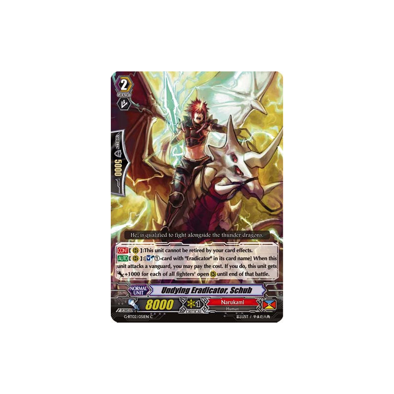 Vanguard_TCG_card_G-BT02_051EN_C_Undying_Eradicator_Schub_Soaring_Ascent_of_Gale_Blossom