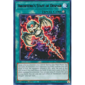 Yu-Gi-Oh TCG MP22-EN036 R Archfiend's Staff of Despair Equip Spell