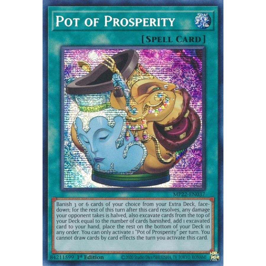 Yu-Gi-Oh TCG MP22-EN037 PSE Pot of Prosperity Normal Spell