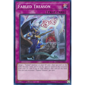 Yu-Gi-Oh TCG MP22-EN041 C Fabled Treason Normal Trap