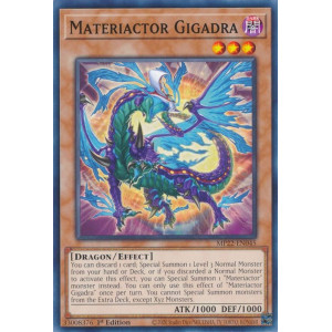 Yu-Gi-Oh TCG MP22-EN045 C Materiactor Gigadra Effect Monster