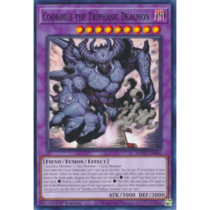 Yu-Gi-Oh TCG MP22-EN046 C Coordius the Triphasic Dealmon Effect Fusion Monster