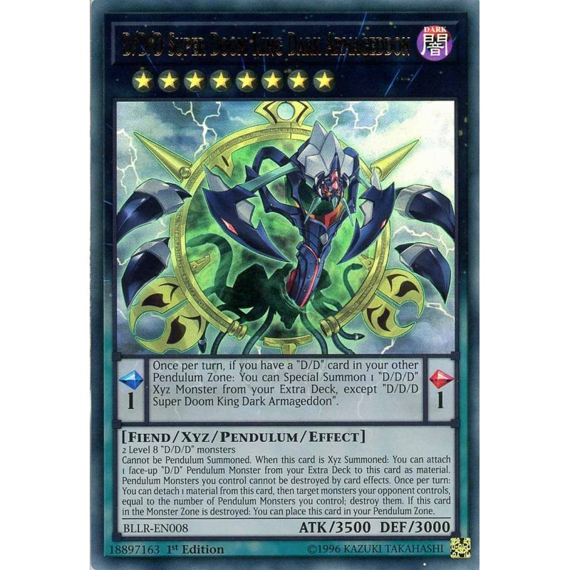 BLLR-fr008-vf//ur Yugioh lot of 2 d//d//d super king of decline armageddon ...