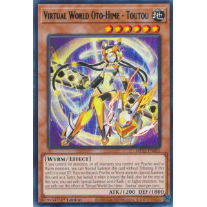 Yu-Gi-Oh TCG MP22-EN055 R Virtual World Oto-Hime - Toutou Effect Monster