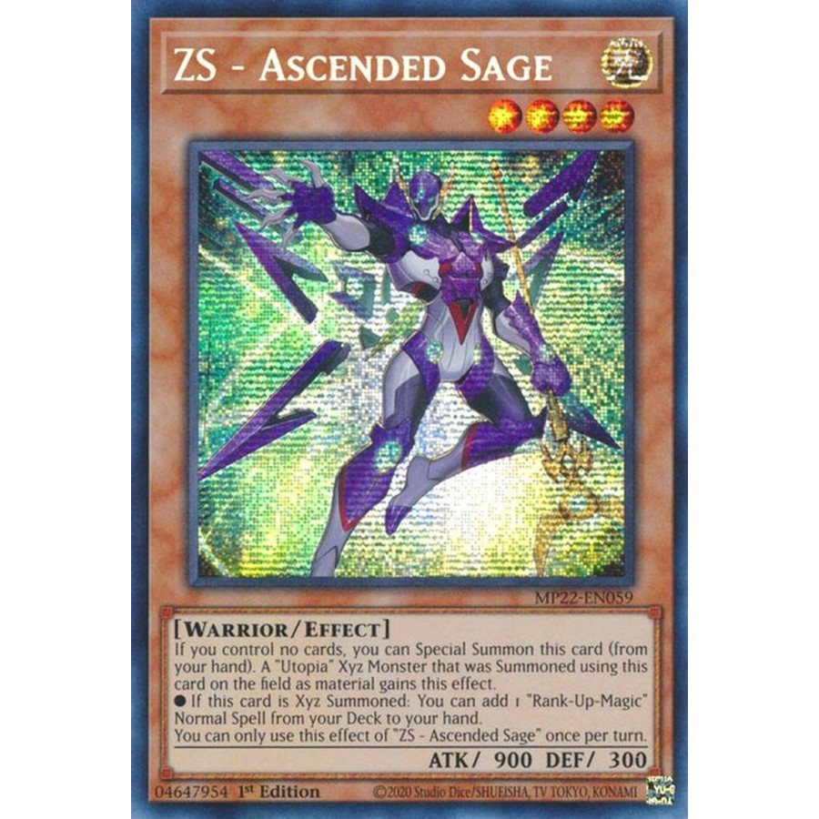 Yu-Gi-Oh TCG MP22-EN059 PSE ZS - Ascended Sage Effect Monster