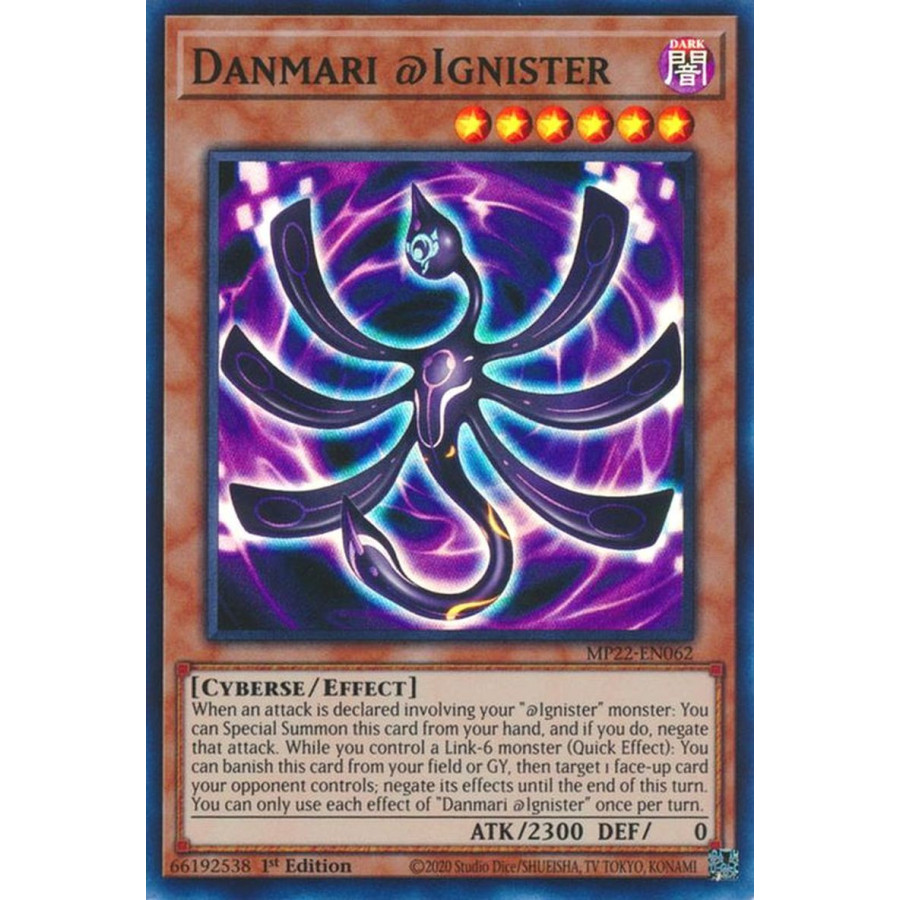 Yu-Gi-Oh TCG MP22-EN062 SR Danmari @Ignister Effect Monster
