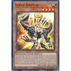 Yu-Gi-Oh TCG MP22-EN067 UR Scrap Raptor Effect Tuner monster