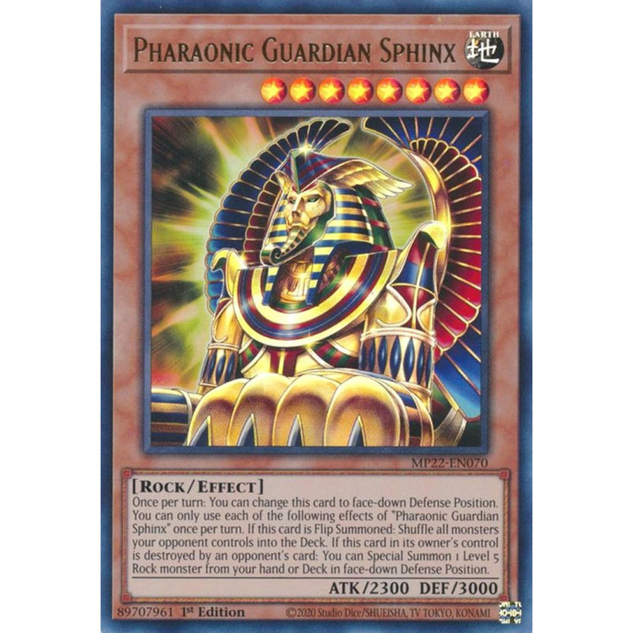Yu-Gi-Oh TCG MP22-EN070 UR Pharaonic Guardian Sphinx Effect Monster