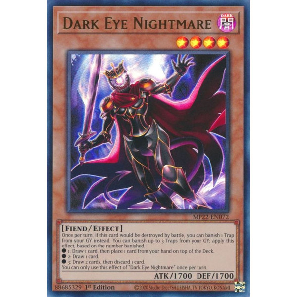 Yu-Gi-Oh TCG MP22-EN072 UR Dark Eye Nightmare Effect Monster