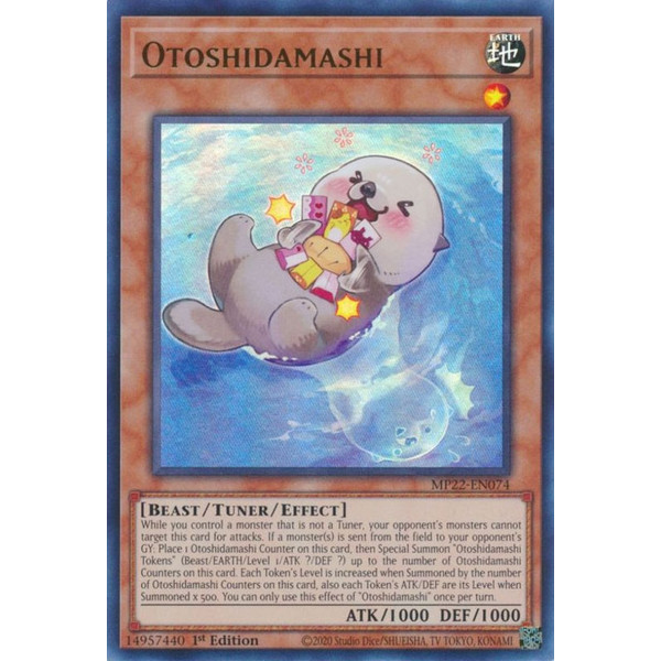 Yu-Gi-Oh TCG MP22-EN074 UR Otoshidamashi Effect Tuner monster