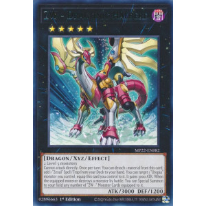Yu-Gi-Oh TCG MP22-EN082 R ZW - Dragonic Halberd Effect Xyz Monster