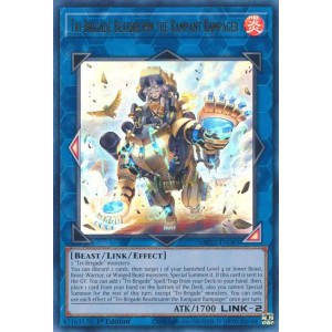 Yu-Gi-Oh TCG MP22-EN085 UR Tri-Brigade Bearbrumm the Rampant Rampager Effect Link Monster