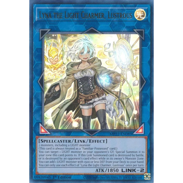 Yu-Gi-Oh TCG MP22-EN089 UR Lyna the Light Charmer, Lustrous Effect Link Monster