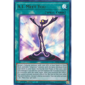 Yu-Gi-Oh TCG MP22-EN095 UR A.I. Meet You Normal Spell