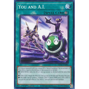 Yu-Gi-Oh TCG MP22-EN096 C You and A.I. Continuous Spell